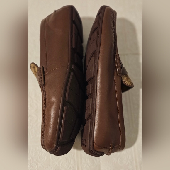 Aunthentic Coach Men Leather SGNTR Loafers Size 12D - Picture 7 of 13